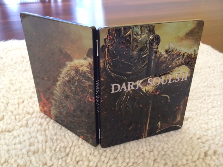 The metal finished case is textured and feels menacing to the touch.