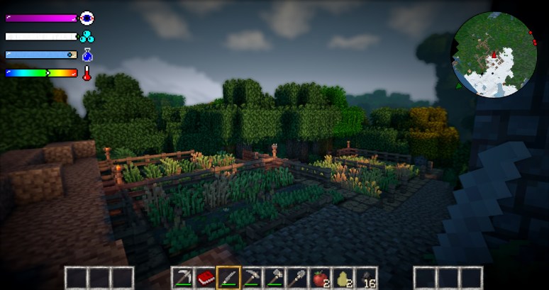 Different scene with bump mapping and other effects, also in the Deluxe version.