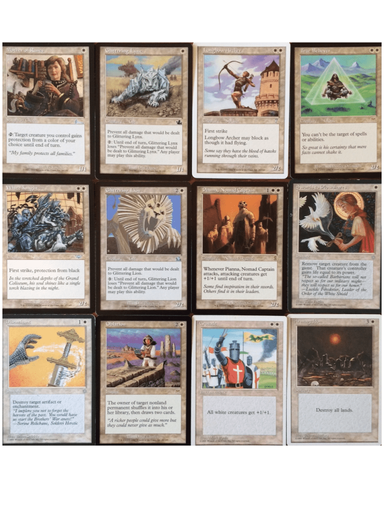 Glixyl's Crusaders - mono white